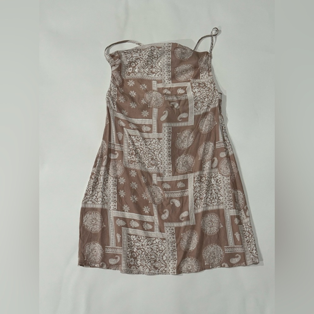 SHEIN paisley/ bandana print mini dress